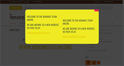Desktop Screenshot of advancetitan.com